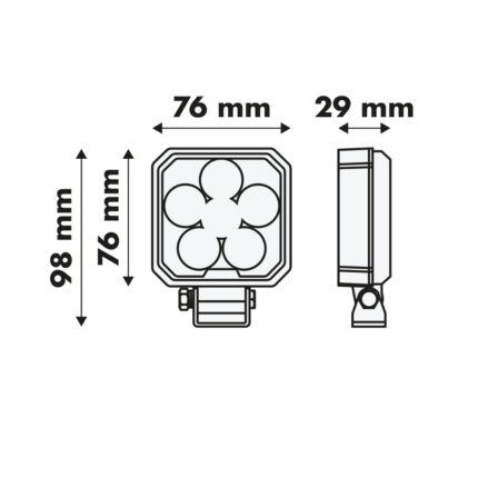 Lampa robocza 2160lm LY7103 - obrazek 3