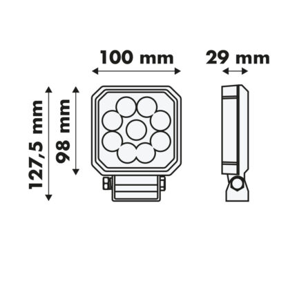 Lampa robocza 3600lm LY7106 - obrazek 2