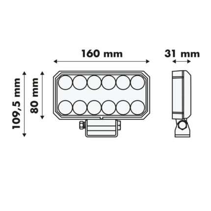 Lampa robocza 5800lm LY7304 - obrazek 4