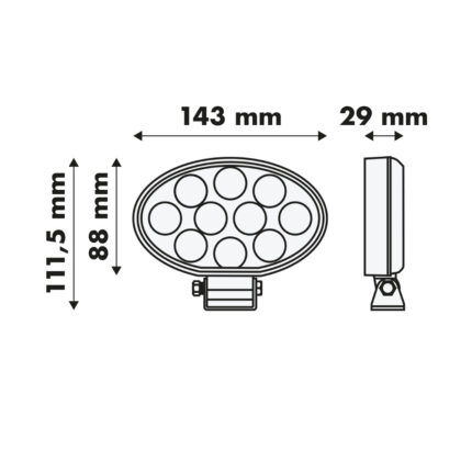 Lampa robocza 4000lm LY7401 - obrazek 3