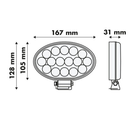 Lampa robocza 5800lm LY7403 - obrazek 2