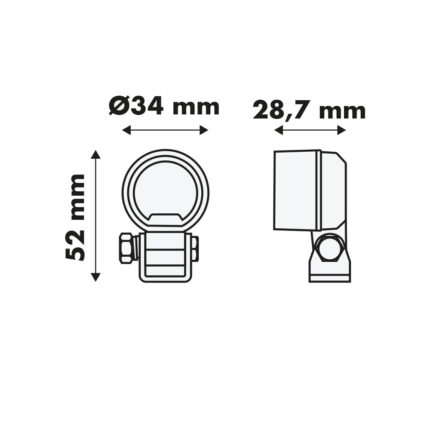 Lampa robocza 300lm LY7200 - obrazek 3