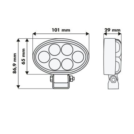 Lampa robocza 2160lm LY7400 - obrazek 8