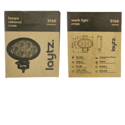 Lampa robocza 2160lm LY7400 - obrazek 7